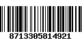 Código de Barras 8713305814921