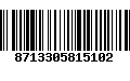 Código de Barras 8713305815102