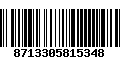 Código de Barras 8713305815348