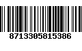 Código de Barras 8713305815386