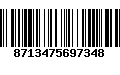 Código de Barras 8713475697348