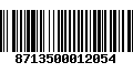 Código de Barras 8713500012054