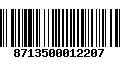 Código de Barras 8713500012207