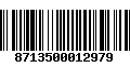 Código de Barras 8713500012979