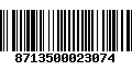 Código de Barras 8713500023074