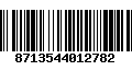 Código de Barras 8713544012782