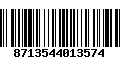 Código de Barras 8713544013574