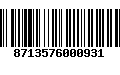 Código de Barras 8713576000931