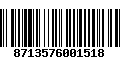 Código de Barras 8713576001518