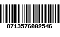 Código de Barras 8713576002546