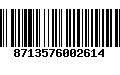 Código de Barras 8713576002614