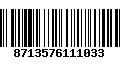 Código de Barras 8713576111033