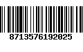 Código de Barras 8713576192025