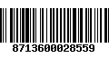 Código de Barras 8713600028559