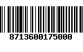 Código de Barras 8713600175000