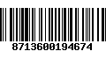 Código de Barras 8713600194674