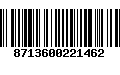 Código de Barras 8713600221462