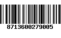 Código de Barras 8713600279005