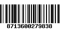 Código de Barras 8713600279838