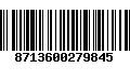 Código de Barras 8713600279845