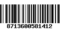 Código de Barras 8713600581412