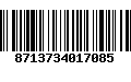 Código de Barras 8713734017085