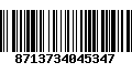 Código de Barras 8713734045347