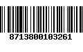 Código de Barras 8713800103261