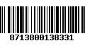 Código de Barras 8713800138331