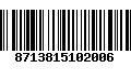 Código de Barras 8713815102006