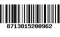 Código de Barras 8713815200962