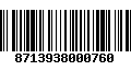 Código de Barras 8713938000760