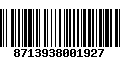 Código de Barras 8713938001927