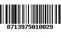 Código de Barras 8713975010029