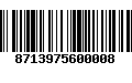 Código de Barras 8713975600008