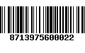 Código de Barras 8713975600022