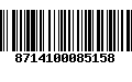 Código de Barras 8714100085158