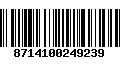 Código de Barras 8714100249239