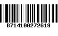 Código de Barras 8714100272619