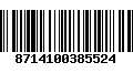 Código de Barras 8714100385524