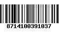 Código de Barras 8714100391037