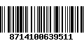 Código de Barras 8714100639511