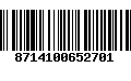 Código de Barras 8714100652701