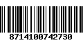 Código de Barras 8714100742730