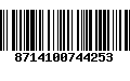 Código de Barras 8714100744253