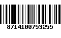 Código de Barras 8714100753255