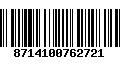 Código de Barras 8714100762721