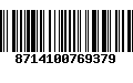 Código de Barras 8714100769379