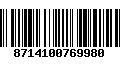 Código de Barras 8714100769980