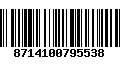 Código de Barras 8714100795538